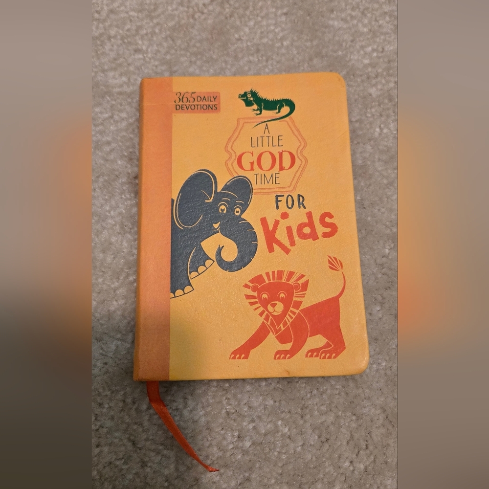 A Little God Time for Kids Devotional - Orange